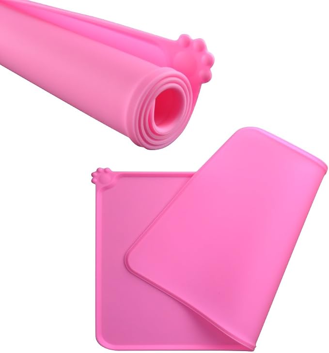 Silicone Cat & Dog Bowl Mat, Non-Slip Pet Feeding Mat - Image 4