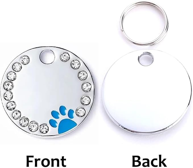 Personalized Dog/Cat Cute Paw Pet ID Tag - Image 2