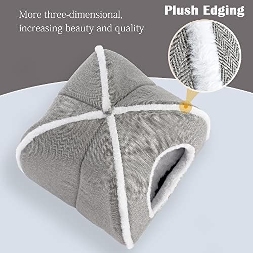 Cat Beds for Indoor -Cat Cave House Tent for Kittens and Laege Pets - Image 3