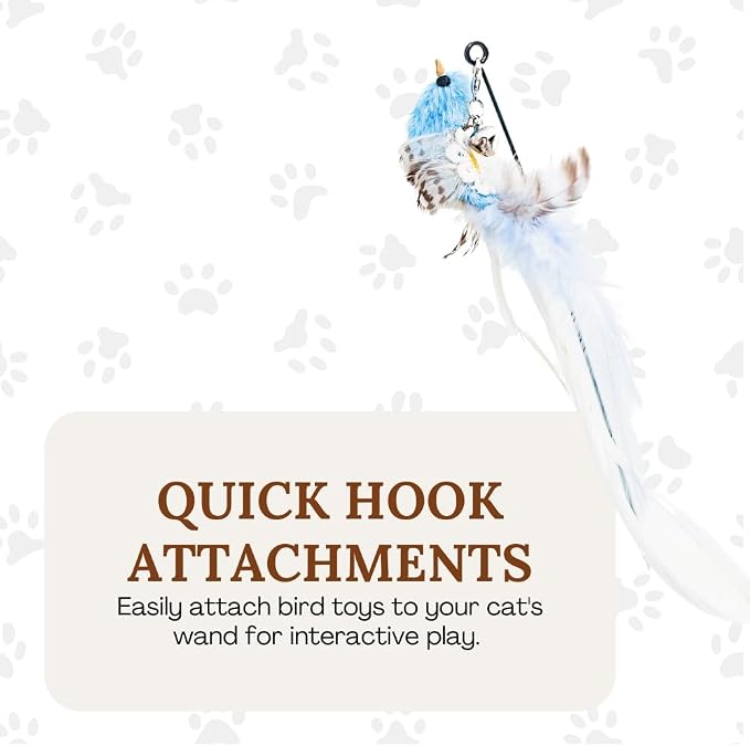 Interactive Bird Simulation Cat Toy Set Interactive Cat Toys - Image 8