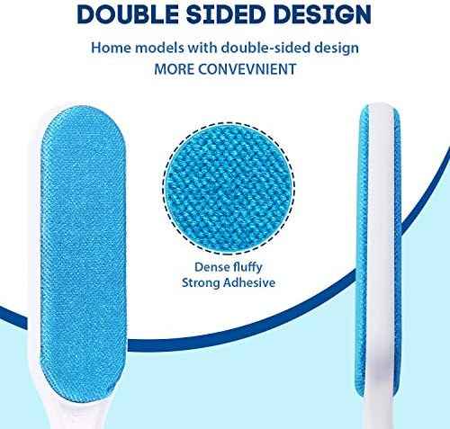 Pet Hair Remover: Reusable Dog Cat Lint Brush for Couch Furniture
