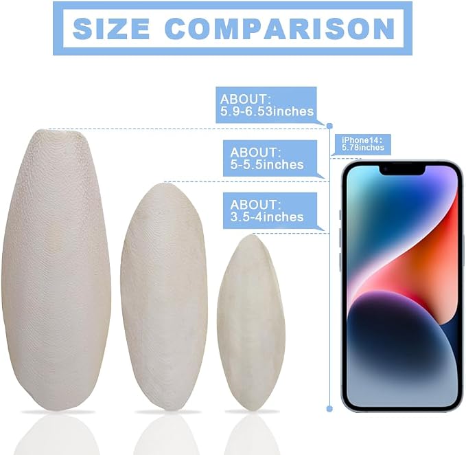 Jmxu's 5"-5.5" Bird Cuttlebone for Parakeets, Cuddle Bone - Image 7
