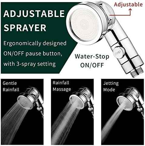 ZCONIEY Sink Faucet Sprayer Attachment Hair Pet Rinser Showerhead with