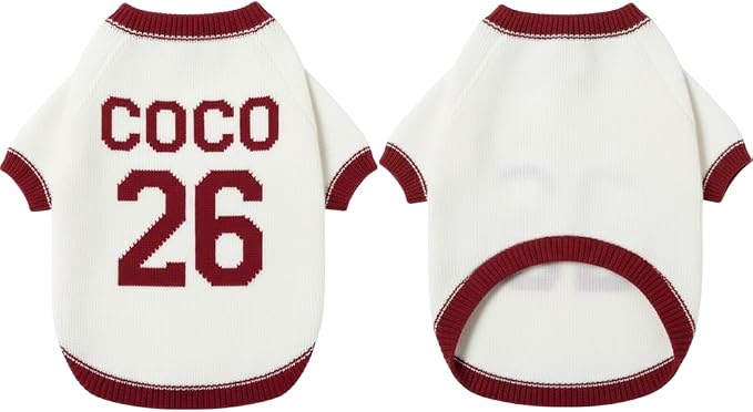 Custom Dog Sweater Personalized Pet Knit Outfit - Image 4