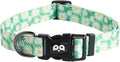 QQPETS Adjustable Soft Dog Collar: Print Flower Pink Multicolor Cute Patterns