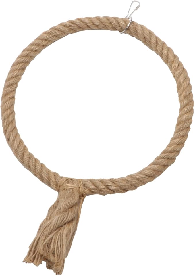 Bird Rope Swing Toy Parrot Climbing Perch Stand - Image 6