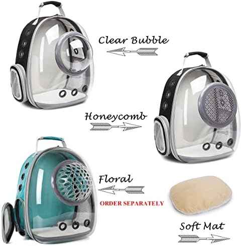 Bubble Cat Carrier Backpack, Transparent Pet Carrier Backpack for