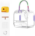 Portable Plastic Bird Cages Lightweight Waterproof Ventilated Travel Bird Cage by Unknown