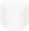 6 Pack of 12 inch Plant Saucer Clear, Heavy Duty Plastic Plant Saucer 12 inch by Bleuhome