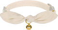 Bunny Ear Cat Collar with Bell and Bow Tie, Breakaway Cute Bowtie Kitten Collars by YUDOTE