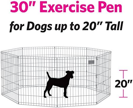 MidWest Homes for Pets Folding Metal Puppy / Dog Exercise Pen, Indoor/Outdoor - Image 4