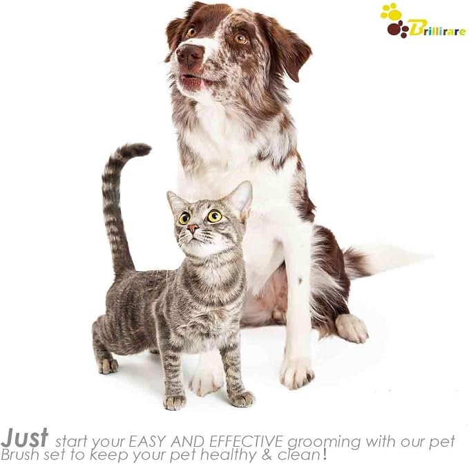 2 Pack Dog Grooming Bath Brush, Premium Soft Silicone Pet Brushes - Image 7