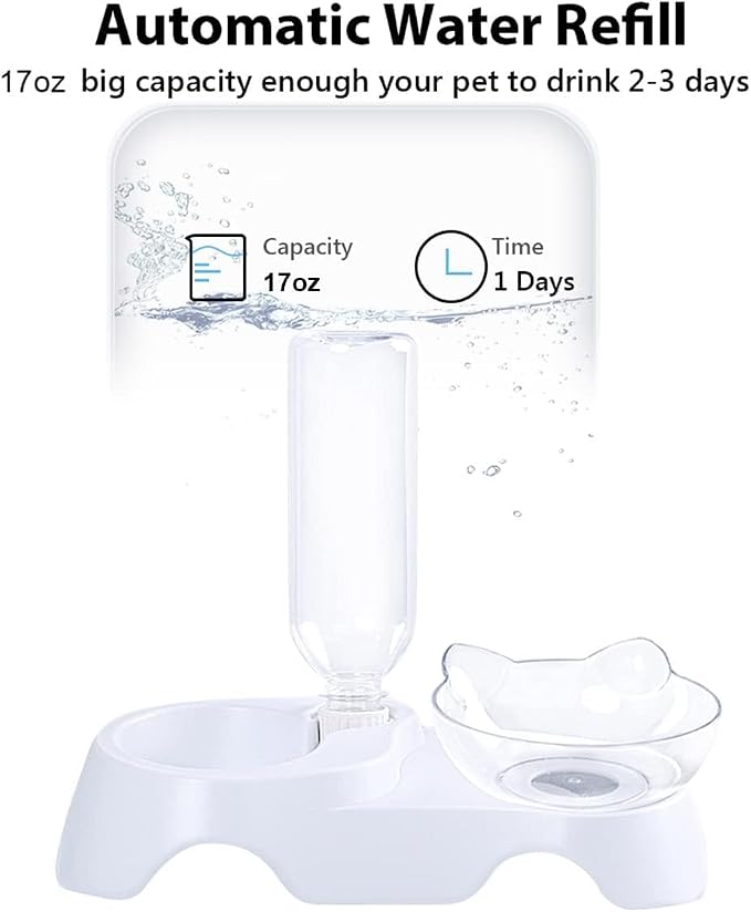 MILIFUN Double Dog Cat Bowls - Image 3