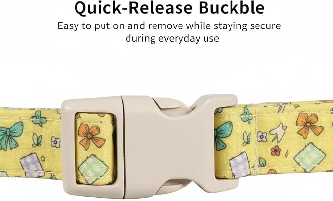 Bow Dog Collar for Large Dogs, Cute Dog Collar - Image 2
