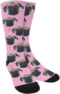 Custom Face Socks, Personalized Dog Lover Pet Photo Picture on Socks Unisex by Enjoy-yjl