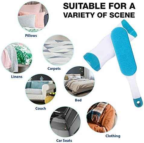 Pet Hair Remover: Reusable Dog Cat Lint Brush for Couch Furniture