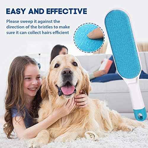 Pet Hair Remover: Reusable Dog Cat Lint Brush for Couch Furniture