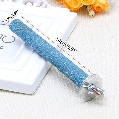 2 Pcs Bird Perch Stand Toy, Random Bird Perch Stand Toy Wood Parrot Grinding - Image 2