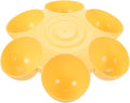 Multipurpose Pet Feeding Bowl 14X14X3.5 Inch Flower Shape Plastic Cat Dog Food by Hemobllo
