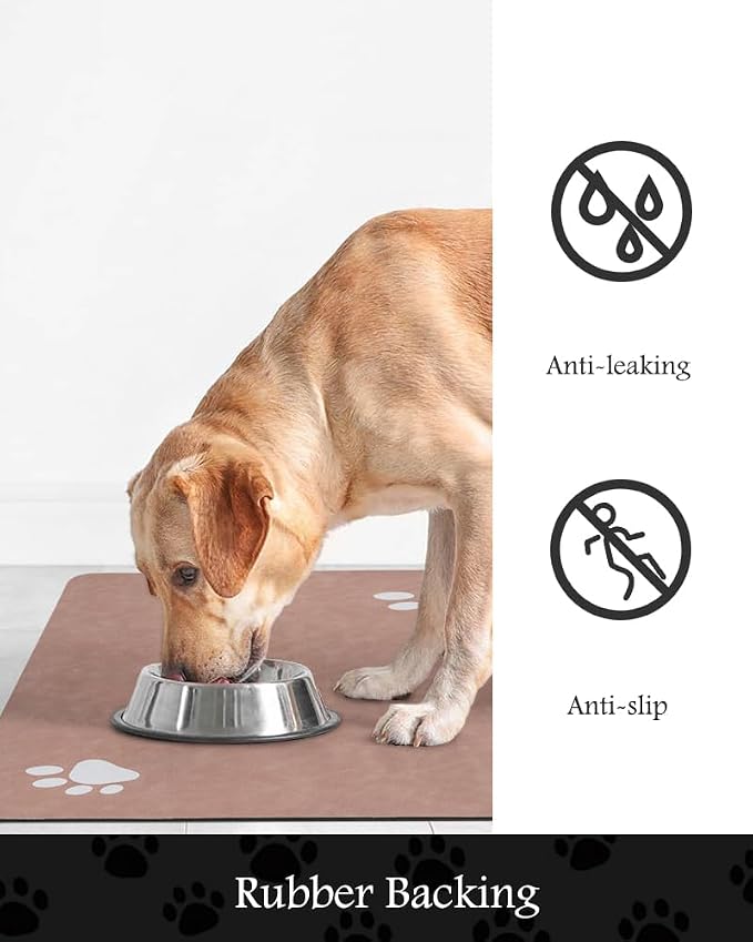 Pet Feeding Mat-Absorbent Dog Mat - Image 5