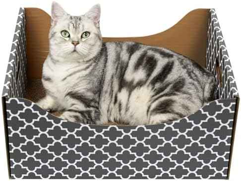 [Ultra-Large] Cardboard Cat Scratcher Box, Heavy Duty Cat Scratcher