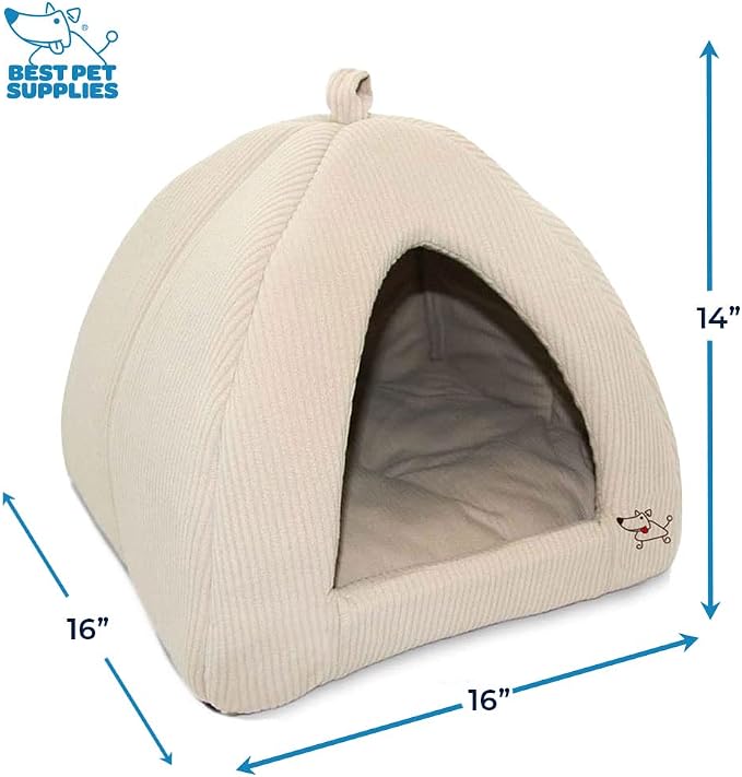 Best Pet Supplies Dog House Bed Crate Mat Tent Indoor Round Soft Plush - Image 3