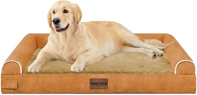 Large Dog Bed Orthopedic Washable: Beds Bolster XL Bed Medium Large Dogs Egg - Image 8