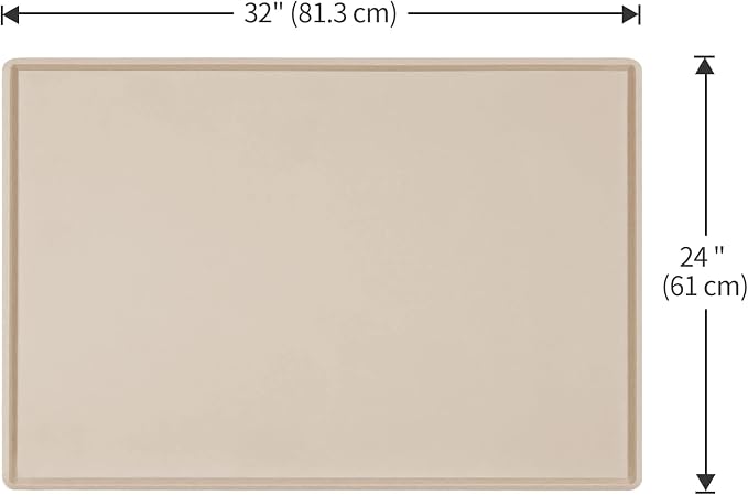 Dog Food Mat, Silicone Waterproof Food Tray, Non Slip Pet Bowl Mats Placemat - Image 5