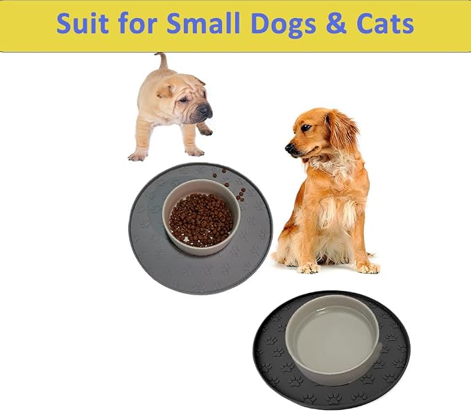 Dog Food Mat for Food and Water, Waterproof Pet Food Mat - Image 5