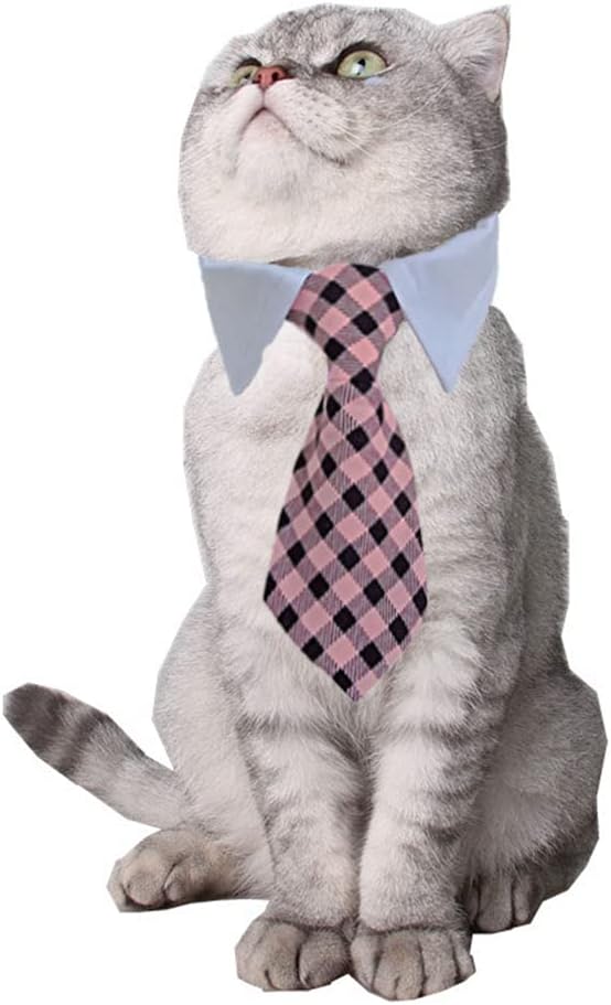 4 Pieces Pets Dog Cat Bowtie Pet Costume Adjustable Formal Necktie Collar - Image 4