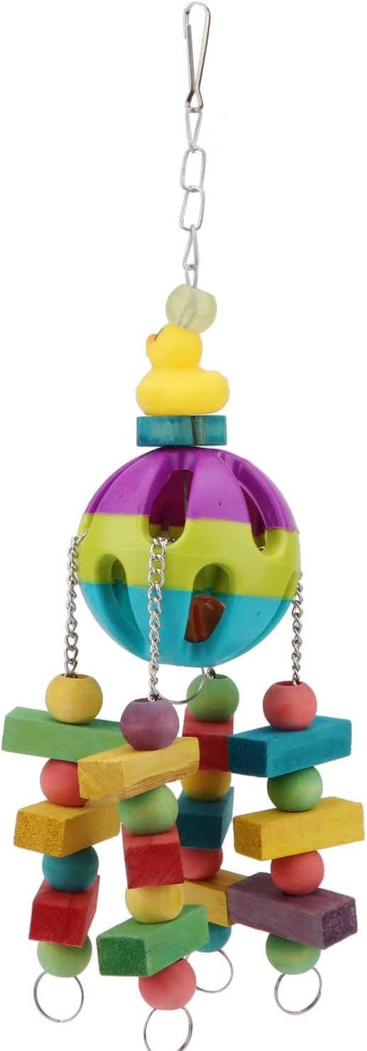 Hypeety Pet Parrot Toy Plastic Colorful Birds Ball by Hypeety