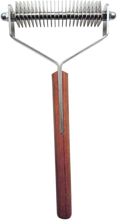 Mars Coat King Double Wide Dematting Undercoat Grooming Rake Stripper Tool by MarsCoatKing