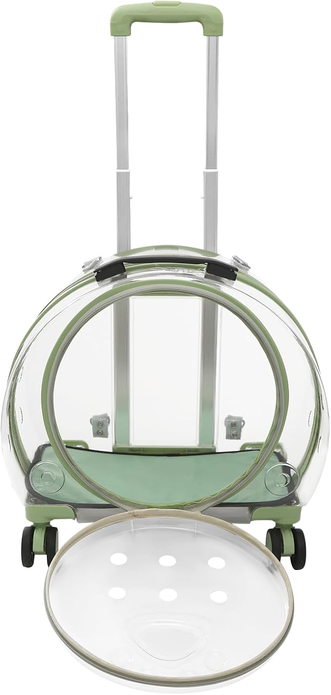 Transparent & Fully Breathable Hard Cat Carrier - Image 8