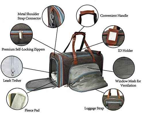 Mr. Peanut's Gold Series Big Apple XL Expandable Pet Carrier V3.0