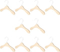 10pcs 8.66-inch Wear-Resistant Wooden Pet Hangers by KALLORY