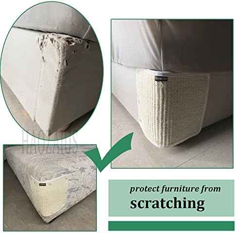 2PCS Cat Scratcher Mat Sofa Protector Natural Sisal Cat Scratching Mat