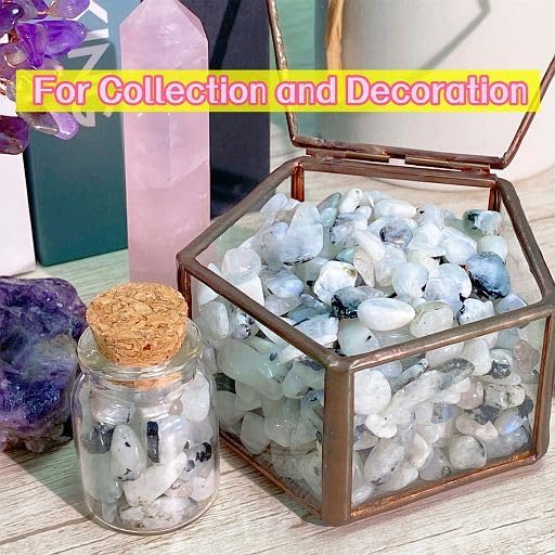 YATOJUZI Moonstone Aquarium Gravel Rocks Bulk Wholesale Tumbled Crystals Stones - Image 4