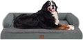 Large Dog Bed Orthopedic Washable: Dark Grey Dog Bed by Mekiy