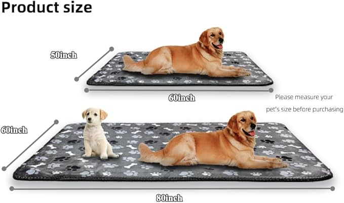 Waterproof Pet Blanket Dog Blankets, Pattern Printing Super Soft Warm Fluffy - Image 7