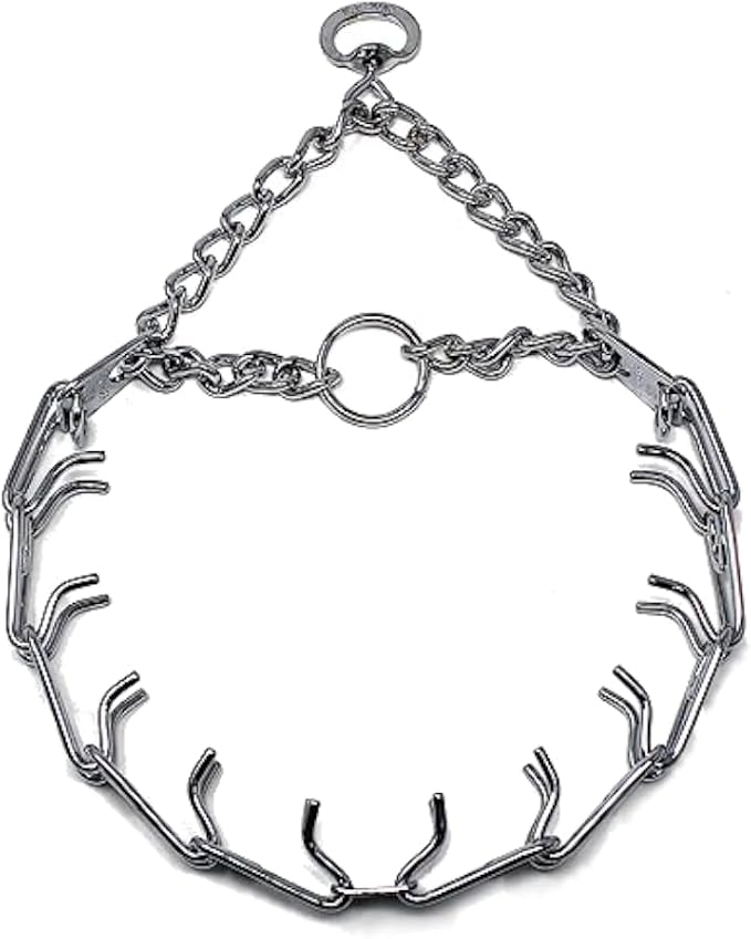 Herm Sprenger Prong Dog Training Collar, 3.2mm x 23in Medium, Ultra-Plus Chrome by HERMSPRENGER
