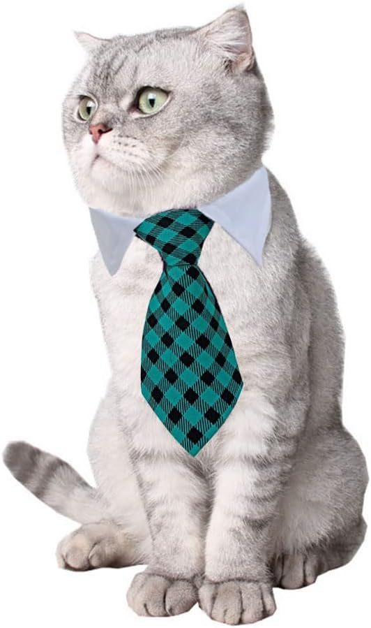 4 Pieces Pets Dog Cat Bowtie Pet Costume Adjustable Formal Necktie Collar - Image 2