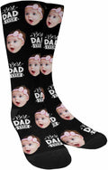 MyPupSocks Custom Personalized Photo Pet Face Socks, Cat and Dog Tracks Paws by MyPupSocks