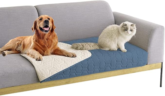 Waterproof and Non-Slip Dog Bed Cover and Pet Blanket Sofa Pet Bed Mat ，car by TcksstexFauxFurDogBedCover