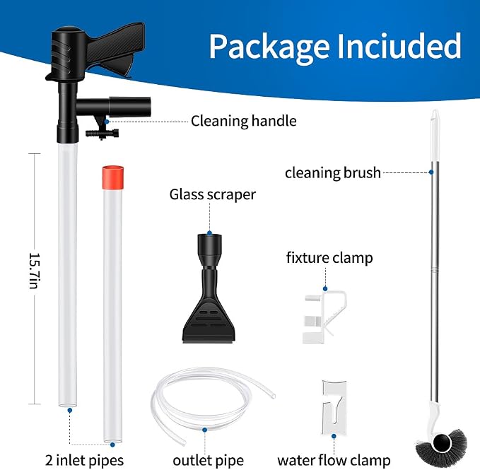 Aquarium Gravel Cleaner, Quick Water Changer, Gravel Vacuum - Image 3