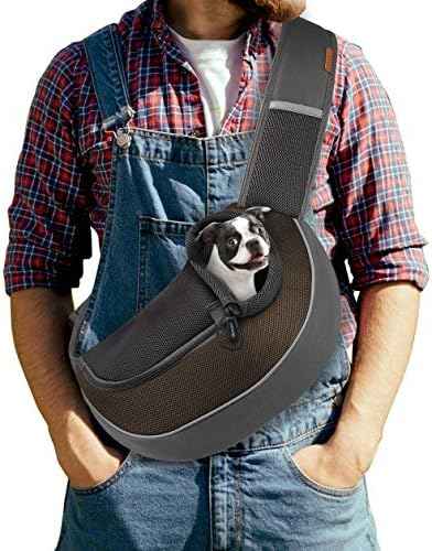 FDJASGY Pet Sling Carrier for Small Dogs Cats,Breathable Mesh