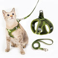 Cat Harness and Leash Set, Step-in Escape Proof Adjustable Vest Harness by PetThem