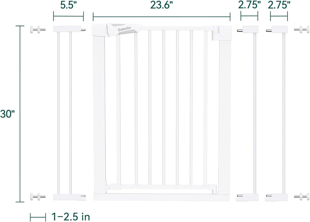 BABELIO Safety Gate Door Fits for Stairs, Narrow and Wide Doorways - Image 3