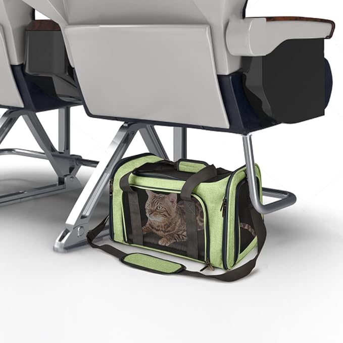 Henkelion Pet Carrier for Small Medium Cats Dogs Puppies up to 15 Lbs, Airline - Image 4