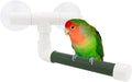 Hypeety Bird Parrot Stand Perch Shower Standing Toy Portable Suction Cup Parrot by Hypeety