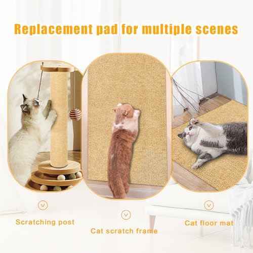 Cat Scratch Mat,78.8"x15.9" Trimmable Self-Adhesive Cat Scratch